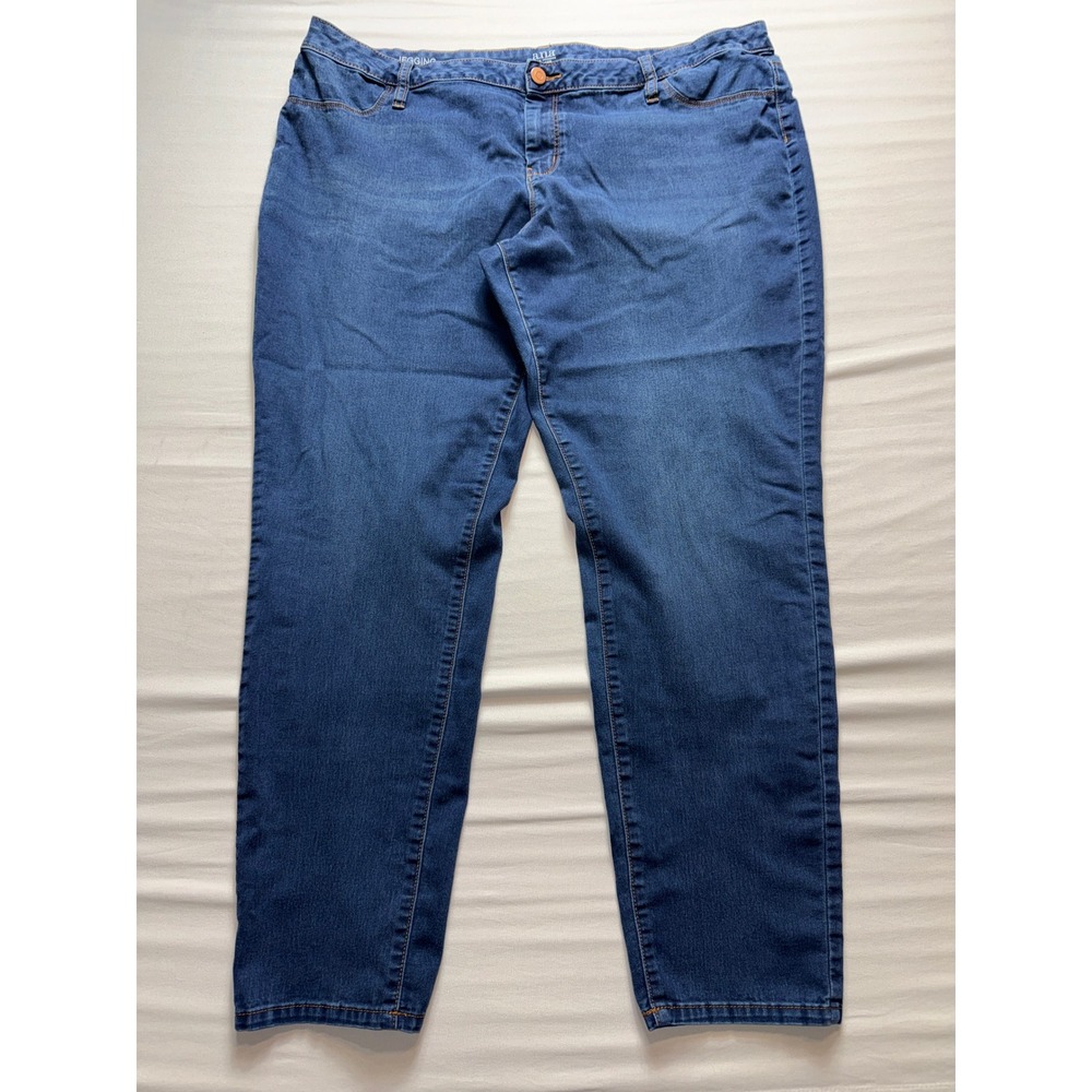 a.n.a A New Approach Woman Jeggings Medium Wash Blue Denim Skinny Jeans 20W